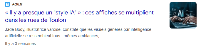 Actu.fr : « Il y a presque un "style IA" » : ces affiches se multiplient dans les rues de Toulon