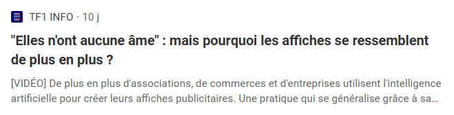 TF1 Info : « Elles n'ont aucune âme » : mais pourquoi les affiches se ressemblent de plus en plus ?